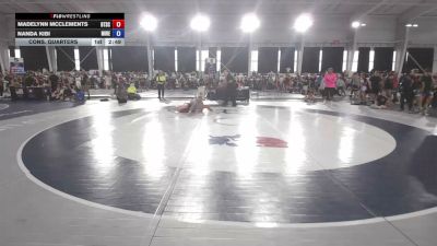 145 lbs Cons. Quarters - Madelynn McClements, Beat The Streets Chicago vs Nanda Kibi, MI REV