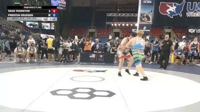 285 lbs Champ. Rd Of 128 - Sean Thornton, Illinois vs Preston Krueger, Wisconsin