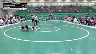 113 lbs 2nd Wrestleback (16 Team) - Jet Shaul, Hillgrove vs William Spivack, North Gwinnett