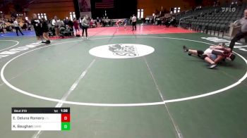 114PURPLE lbs Rr Rnd 4 - Evelyn Deluna Romero, LI Lutheran vs Kelsey Baughan, Camden