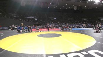 6A Boys 132 lbs Champ. Round 1 - Billy Bruner, Sandy Boys vs Austin Wilhelm, Newberg Boys