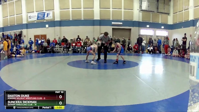 59 lbs Round 3 (10 Team) - Suncera Dickman, Quaker Wrestling Club vs ...