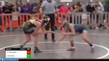 89-94 lbs Round 3 - Evelyn Mcdowell, Glenvar * vs Olivia Barfield, Ranger Wrestling Club