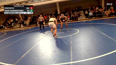 197 lbs Cons. Round 1 - Evan Doyle, Rochester Community & Tech. College vs Grant Schwerdtfeger, Southeast Community College