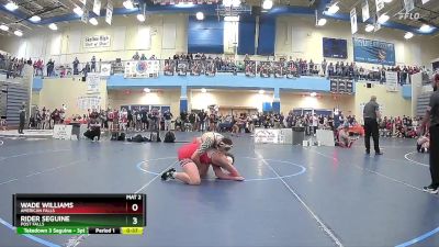 138 lbs 3rd Place Match - Wade Williams, American Falls vs Rider Seguine, Post Falls