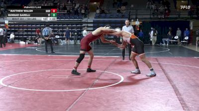 184 lbs Consi Of 8 #2 - Matthew Walsh, Harvard vs Gunnar Garelli, Virginia Tech