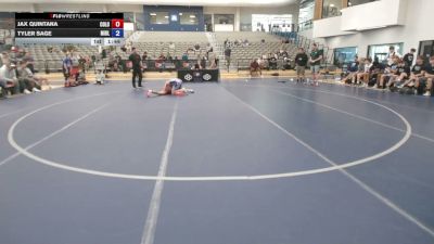 120 lbs Jax Quintana, Colorado vs Tyler Sage, Michigan Blue