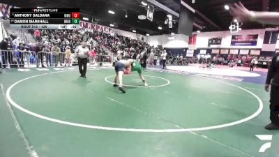 138 lbs Cons. Round 4 - Damon Marshall, Brea Olinda vs Anthony Saldana, Vista Murrieta