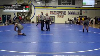 215 lbs Quarterfinal - Manuel Cervantes, South Tama County vs Tyler Kostow, Grinnell