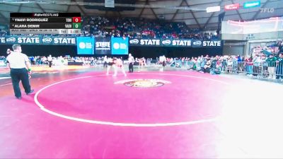 Girls 1B/2B/1A 190 Semifinal - Ynavi Rodriguez, Tenino (Girls) vs Alara Demir, Vashon Island (Girls)