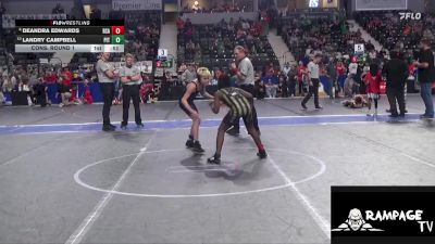 100 lbs Cons. Round 1 - Deandra Edwards, RSA vs Landry Campbell, Pittsburg