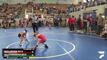 55 lbs Semifinal - Riggs Osborne (sw 5), Storm Wrestling Club vs Max Schwendeman (se1/6), Warren