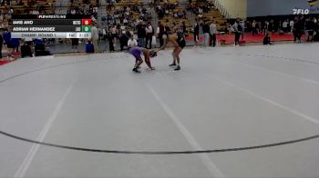 141 lbs Champ. Round 1 - Adrian Hernandez, Joliet Junior College vs Jake Aho, Rochester-CTC