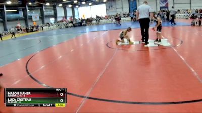 48 lbs Rd# 4- 2:00pm Friday Final Pool - Mason Maher, Florida Elite vs Luca Croteau, PA Silver