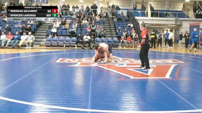 285 lbs Quarterfinal - Brendan Gilchrist, Sacred Heart vs Spencer Lanosga, Navy