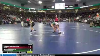 130 lbs Cons. Round 2 - Addison Smith, Lawton-Bronson vs Isabella Hamilton, Boone