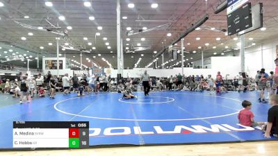 67 lbs Semifinal - Alec Medina, Steel Valley Renegades vs Colton Hobbs, Kraken ES