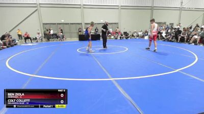 120 lbs Semis & 3rd Wb (16 Team) - Ben Ziola, Nebraska vs Colt Collett, Oklahoma Blue