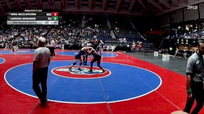 190 lbs 5th Place Match - Aurora Edwards, Brantley County HS vs VERA McCLUTCHEN, North Oconee