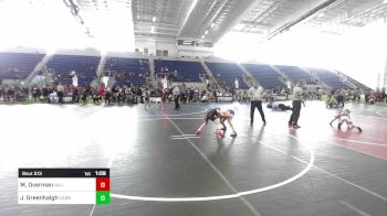 88 lbs Quarterfinal - Madyn Overman, Valiant vs Jantz Greenhalgh, Carbon WC