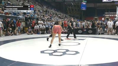 130 lbs Champ. Rd Of 32 - Caitlin Maragioglio, New York vs Kalynn Lyons, Nebraska