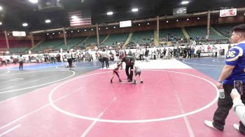 46 lbs Round Of 16 - Frankie Carrasco, Tucson Cyclones vs Mason Messer, Carlsbad Combat Wrestling Club