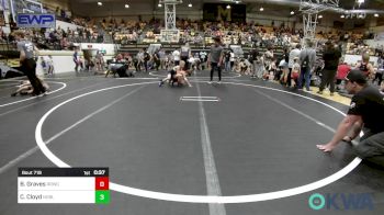 70 lbs Quarterfinal - Blaze Graves, Red Ryder Wrestling Club vs Camden Cloyd, Noble Takedown Club