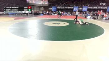 Boys 2A 113 lbs Cons. Round 4 - Colton Withrow, W. F. West vs Joseph Argeris, Tumwater