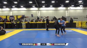 Chelsea Marie DiCaprio vs Victoria Leigh Templeton 2024 World IBJJF Jiu-Jitsu No-Gi Championship