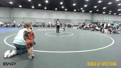 40 lbs Semifinal - Charlie Helper, Aztec Lady Warriors K-6 vs Maesa Brigge, Mojo K-6