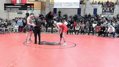 165 lbs Semifinal - Cameron Bonnell, Burlington vs Cody Coonrod, Northbridge