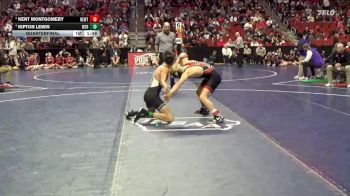 3A-120 lbs Quarterfinal - Kent Montgomery, Newton vs Kipton Lewis, Waverly-Shell Rock