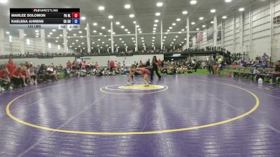 120 lbs Marlee Solomon, Pennsylvania Blue vs Kaelena Ahrens, California Gold