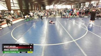 42 lbs 3rd Place Match - Wyatt Wilson, Mt. Ridge Youth Wrestling vs Grady Anderson, Champions Wrestling Club