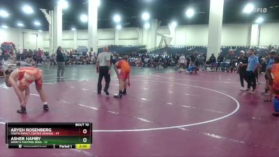 175 lbs Round 3 (10 Team) - Aryeh Rosenberg, Youth Impact Center Orange vs Asher Hamby, Seneca Fighting Irish