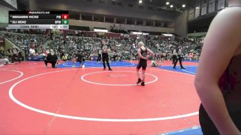 75 lbs Cons. Semi - Benjamin Hicks, Panther Youth Wrestling-CPR vs Eli Benz, Benton Parks Youth Wrestling