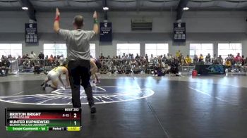 165 lbs Cons. Round 2 - Hunter Kupniewski, Baldwin Wallace University vs Brixton Bright, Albion College