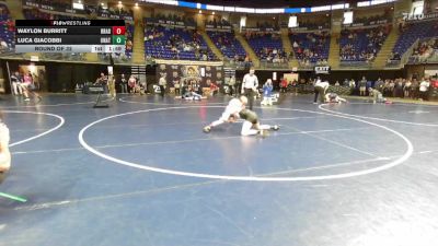 135 lbs Round Of 32 - Waylon Burritt, Bradford vs Luca Giacobbi, UnAttached