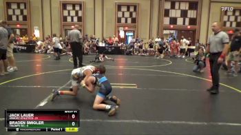 70 lbs Round 5 (6 Team) - Jack Lauer, Armory Athletics vs Braden Smigler, Triumph WC