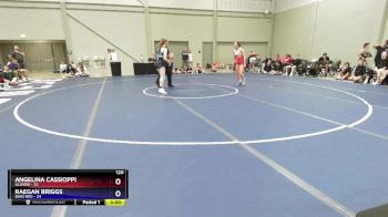 120 lbs Semis & 1st Wrestleback (8 Team) - Angelina Cassioppi, Illinois vs Raegan Briggs, Ohio Red