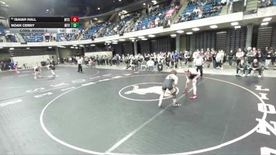 157 lbs Cons. Round 2 - Isaiah Hall, Mt. Carmel vs Noah Cerny, Woodstock (Marian Central Catholic)