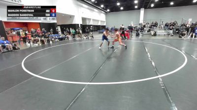 144 lbs Mahlon Pobstman, Arizona vs Madden Sandoval, Team Oregon
