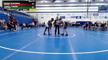 150 lbs Cons. Round 1 - Donell Turner, EDISON PREP vs Boone Schickram, Newkirk