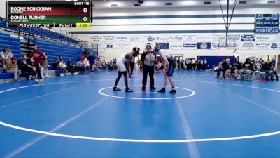 150 lbs Cons. Round 1 - Donell Turner, EDISON PREP vs Boone Schickram, Newkirk