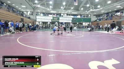 175 lbs Cons. Round 3 - Oliver Sisler, Murrieta Valley vs Spencer Ferguson, Rancho Bernardo