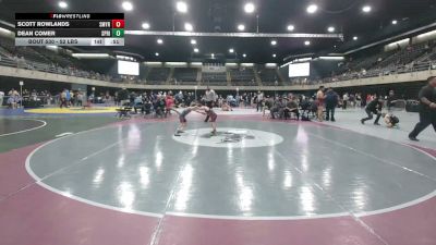 52 lbs Final - Scott Rowlands, Smyrna vs Dean Comer, Spring Lake