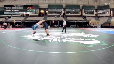 235 lbs Cons. Round 1 - Sienna Mitchell, Cambridge/South Dorchester vs Taylor Breckenridge, La Plata