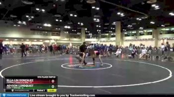 114 lbs Placement (16 Team) - Ella-lin Gonzalez, Charlie`s Angels-IL Pink vs Adyson Lundquist, Iowa T-Wrecks