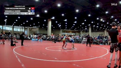 132 lbs Round 5 - Annabella Harris, Trojan Wrestling Academy LLC vs Zuri Mccalpine-ingram, Morris Fitness