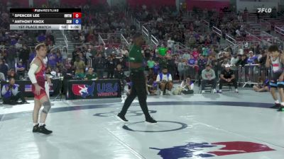 57 kg 1st Place Match - Spencer Lee, HWC/ TMWC vs Anthony Knox, Scarlet Knight WC